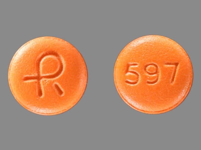Image 1 - Imprint R 597 - indapamide 1.25 mg