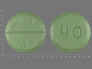 40 MYLAN 184 - Propranolol Hydrochloride