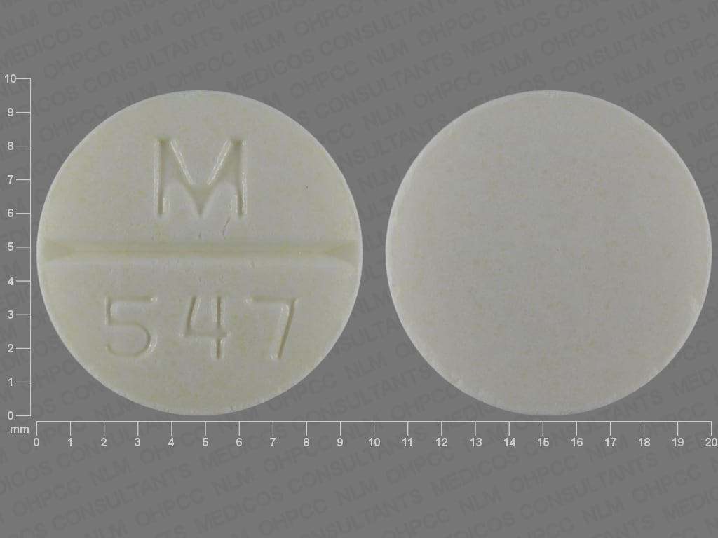 Imprint M 547 - mercaptopurine 50 mg