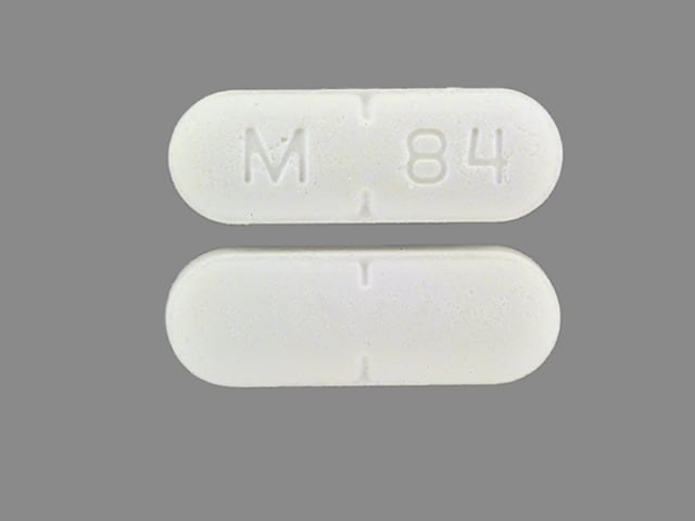 Image 1 - Imprint M 84 - captopril/hydrochlorothiazide 50 mg / 15 mg