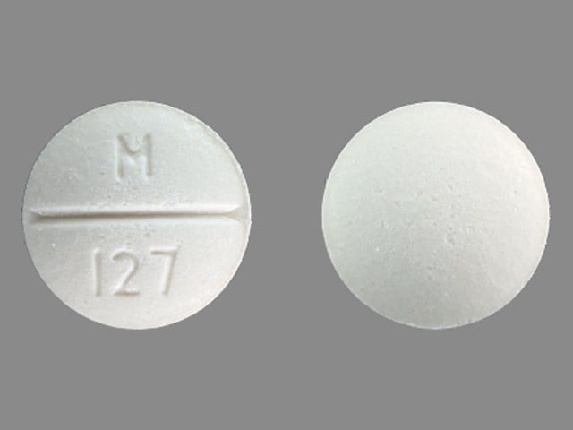 Image 1 - Imprint M 127 - pindolol 10 mg