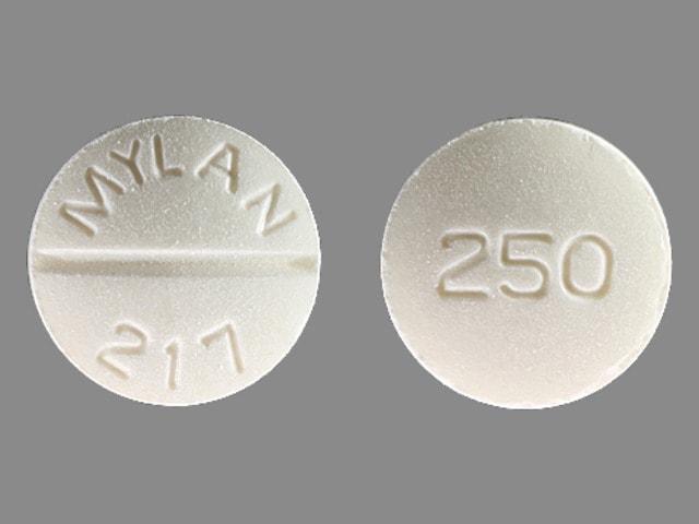 Image 1 - Imprint MYLAN 217 250 - tolazamide 250 mg