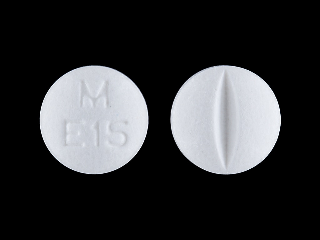 Imprint M E15 - enalapril 2.5 mg