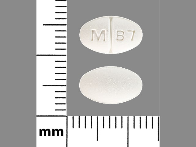 Image 1 - Imprint M B7 - buspirone 7.5 mg