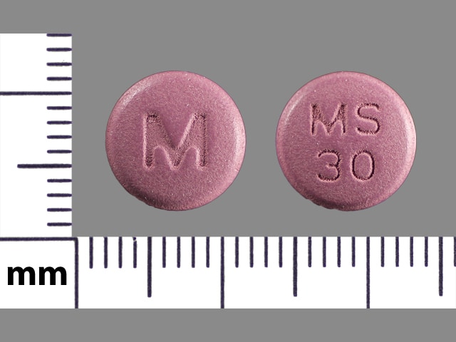 Image 1 - Imprint M MS 30 - morphine 30 mg