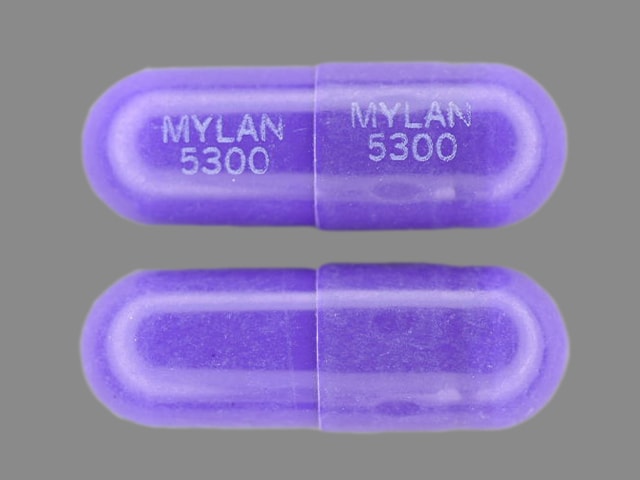Imprint MYLAN 5300 MYLAN 5300 - nizatidine 300 mg