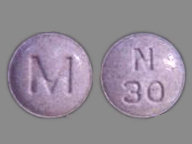 Imprint M N 30 - ropinirole 3 mg