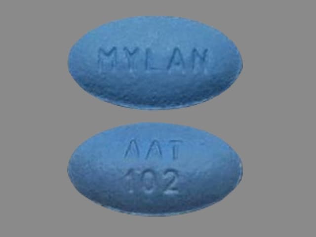 Image 1 - Imprint AAT 102 MYLAN - amlodipine/atorvastatin 10 mg / 20 mg