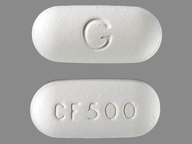 Image 1 - Imprint G CF 500 - ciprofloxacin 500 mg