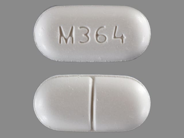 Image 1 - Imprint M364 - acetaminophen/hydrocodone 750 mg / 10 mg