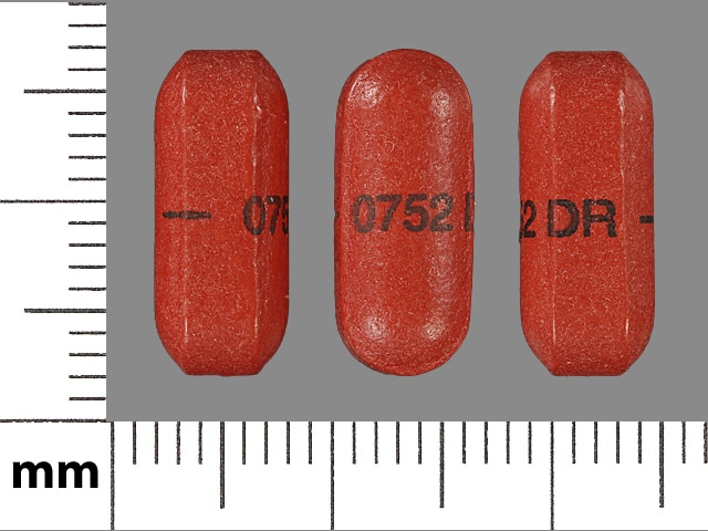 Image 1 - Imprint 0752 DR - Asacol 400 mg