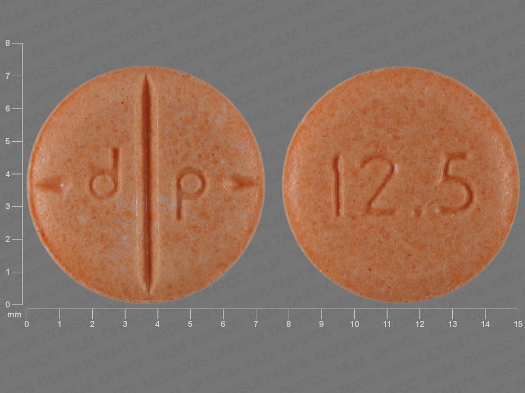 Image 1 - Imprint d p 12.5 - Adderall 12.5 mg