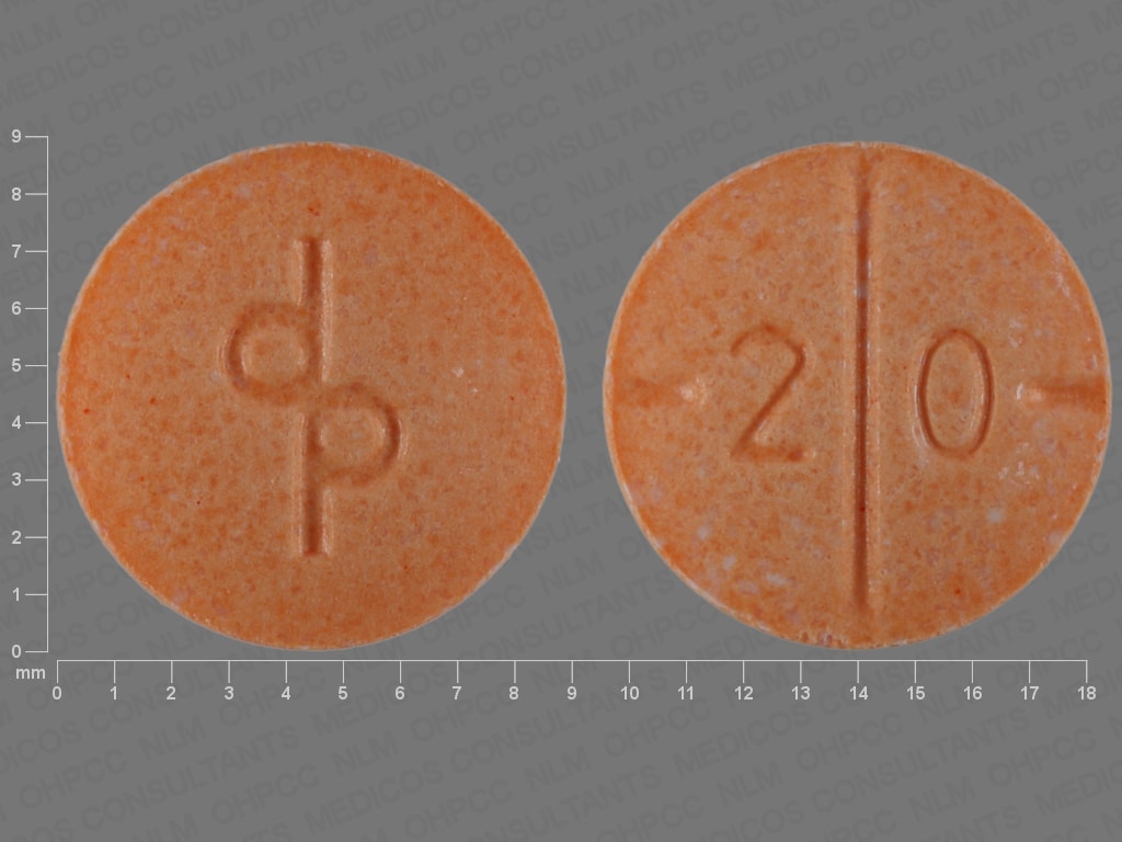 Image 1 - Imprint dp 2 0 - Adderall 20 mg