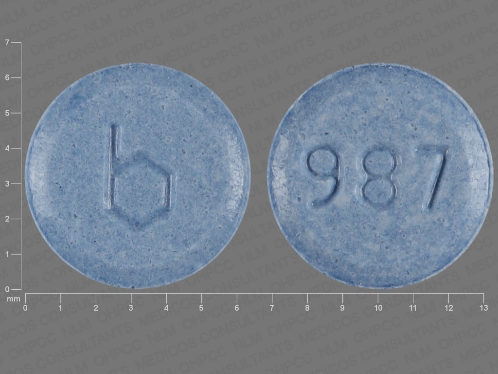 Image 1 - Imprint b 987 - Sprintec ethinyl estradiol 0.035 mg / norgestimate 0.25 mg