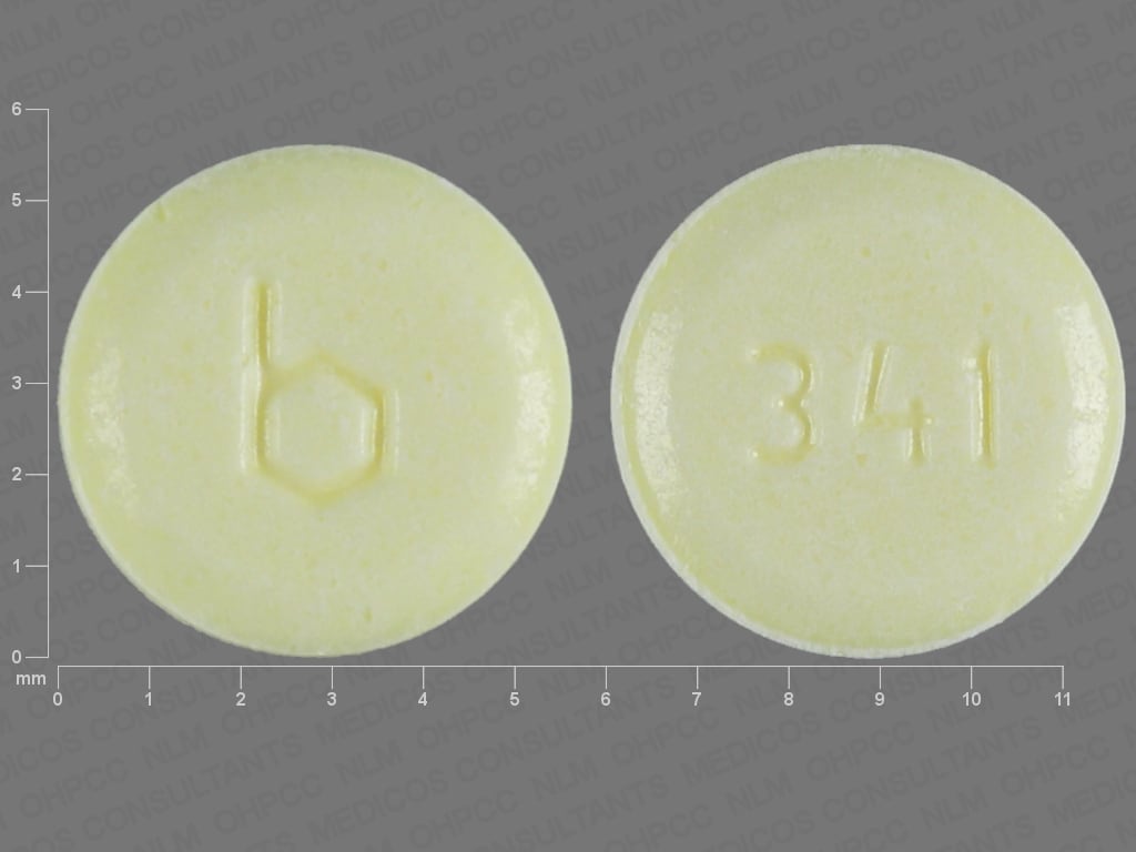 Image 1 - Imprint b 341 - Aranelle ethinyl estradiol 0.035 mg / norethindrone 0.5 mg