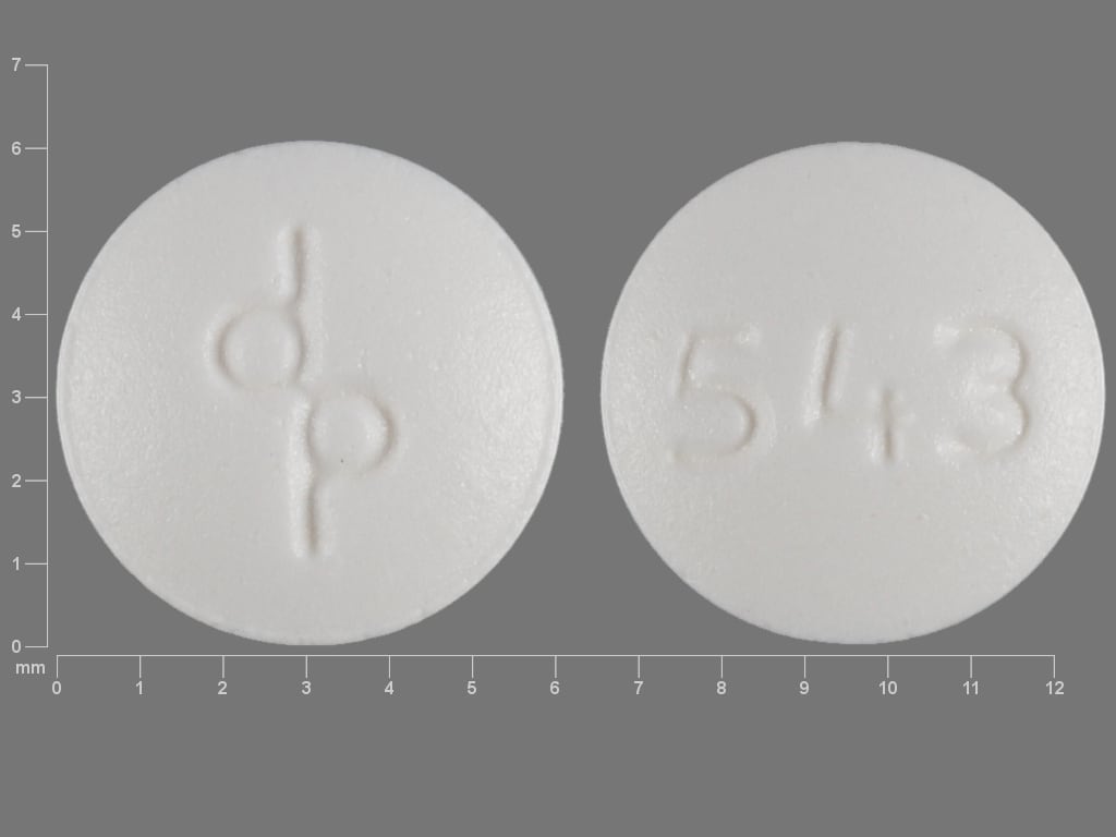 Image 1 - Imprint dp 543 - Cryselle ethinyl estradiol 0.03 mg / norgestrel 0.3 mg