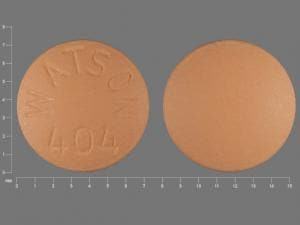 Image 1 - Imprint WATSON 404 - verapamil 40 mg