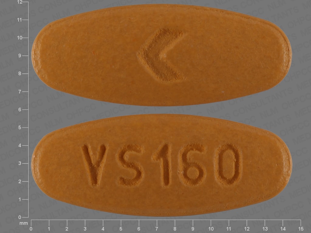 Image 1 - Imprint VS160 Logo - valsartan 160 mg