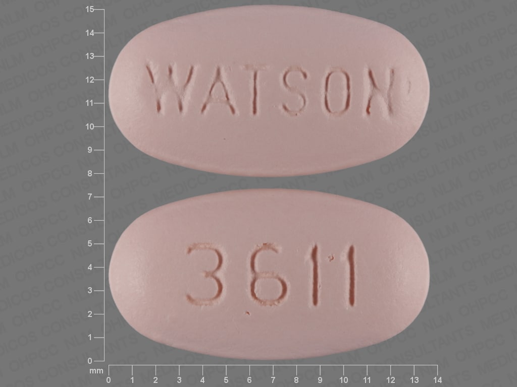 Image 1 - Imprint WATSON 3611 - ropinirole 2 mg