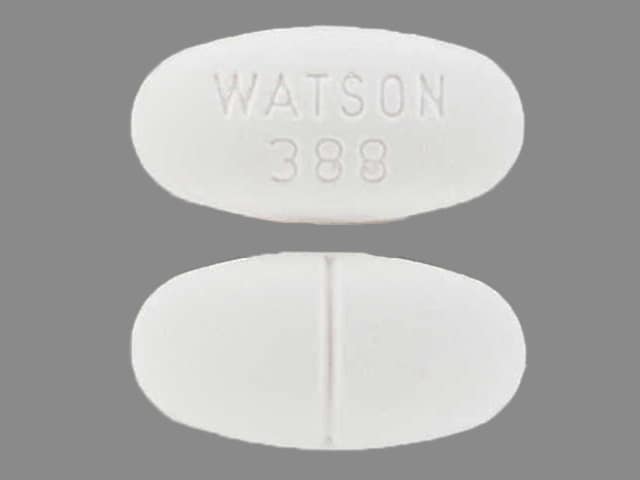 WATSON 388 - Acetaminophen and Hydrocodone Bitartrate