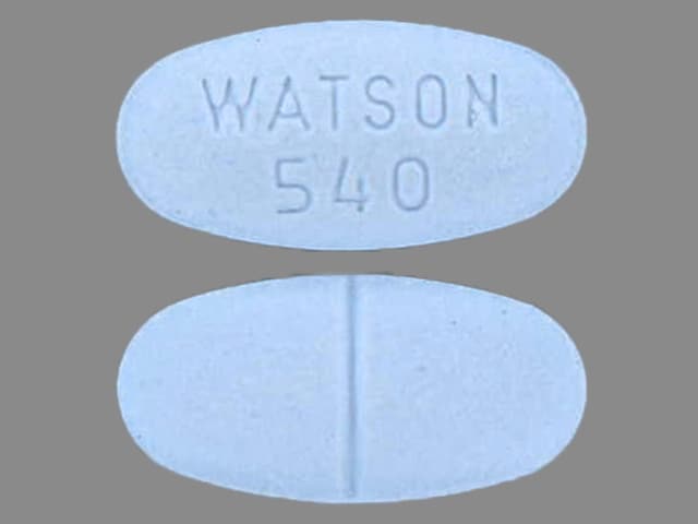 Image 1 - Imprint WATSON 540 - acetaminophen/hydrocodone 500 mg / 10 mg