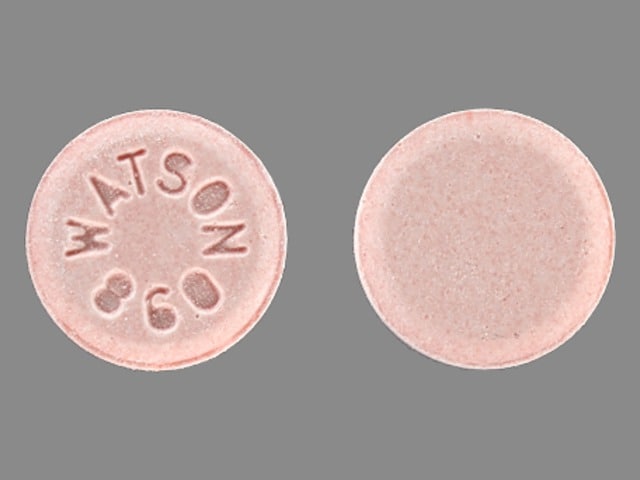 Image 1 - Imprint WATSON 860 - hydrochlorothiazide/lisinopril 12.5 mg / 10 mg