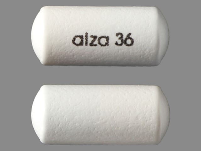 alza 36 - Methylphenidate Hydrochloride Extended-Release