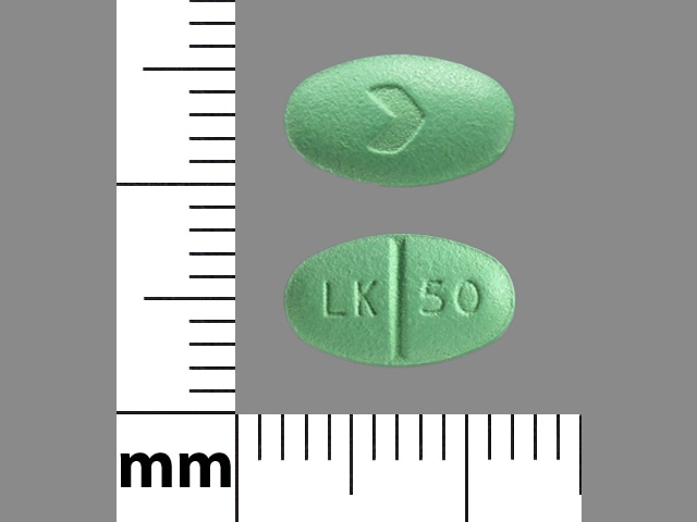 Image 1 - Imprint LK 50 > - losartan 50 mg