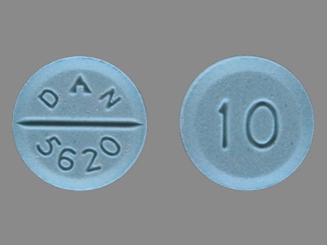 Pill Finder: 10 DAN 5620 Blue Round - Medicine.com