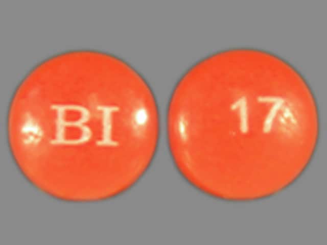 Imprint BI 17 - Persantine 25 mg