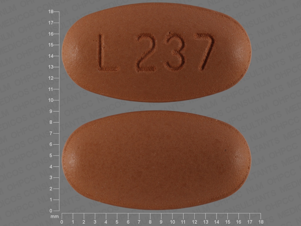 Image 1 - Imprint L237 - hydrochlorothiazide/valsartan 25 mg / 160 mg