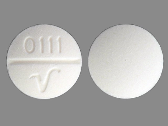 Imprint 0111 V - dimenhydrinate 50 mg