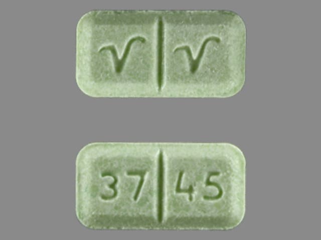 Image 1 - Imprint 37 45 V V - glimepiride 2 mg