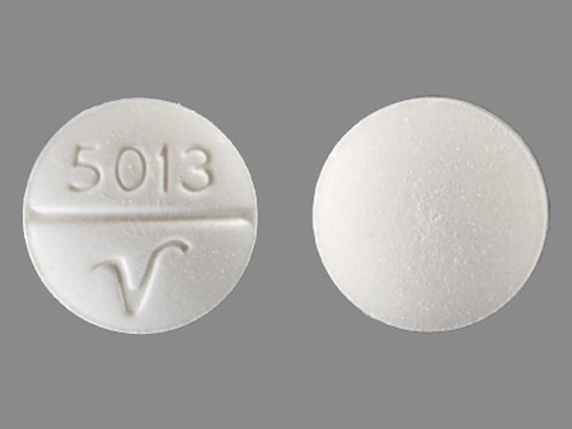 Image 1 - Imprint 5013 V - phenobarbital 64.8 mg