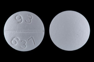 Image 1 - Imprint 93 637 - trazodone 50 mg