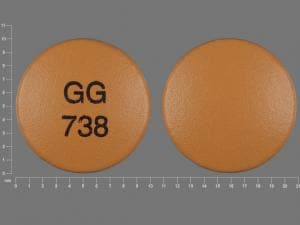 Image 1 - Imprint GG 738 - diclofenac 50 mg
