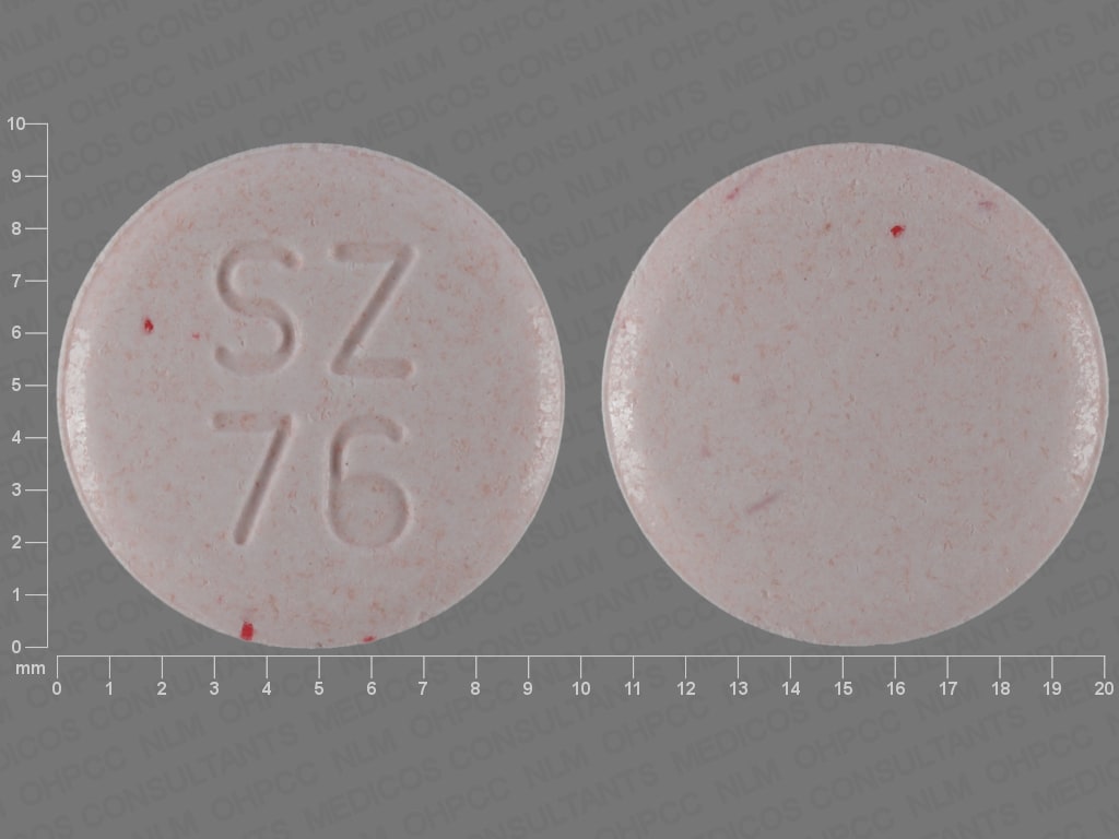 Image 1 - Imprint SZ 76 - montelukast 5 mg (base)