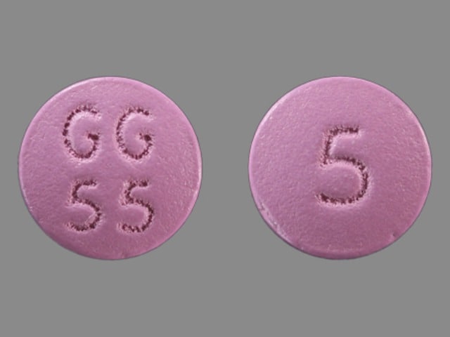Imprint GG 55 5 - trifluoperazine 5 mg