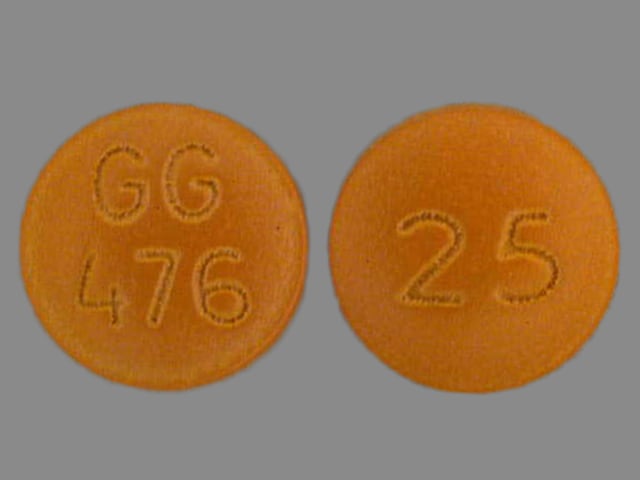 Image 1 - Imprint GG 476 25 - chlorpromazine 25 mg