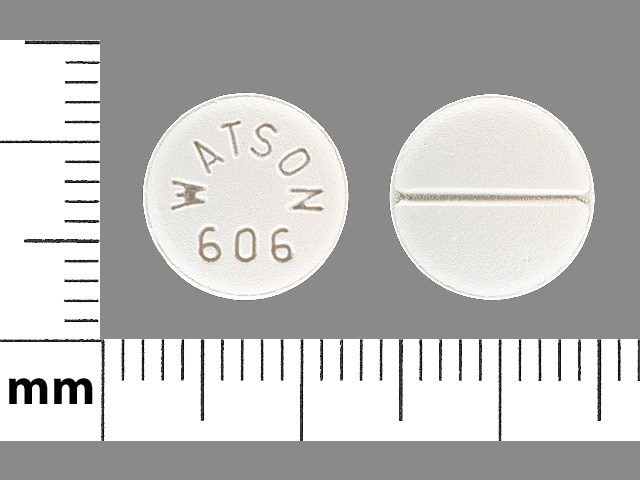 Imprint WATSON 606 - labetalol 200 mg