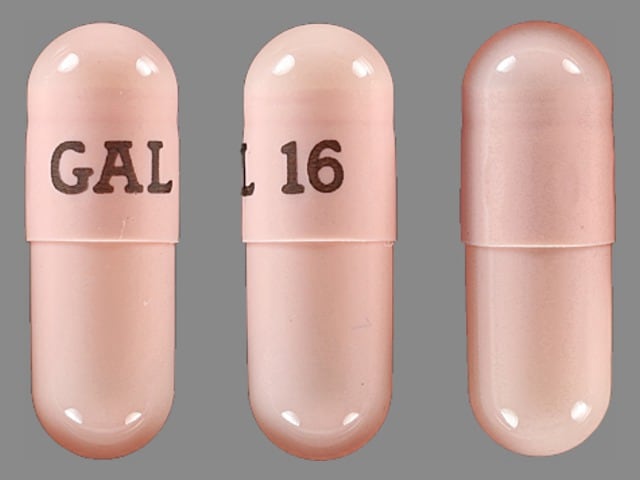 Pill Finder Gal 16 Pink Capsule Shape