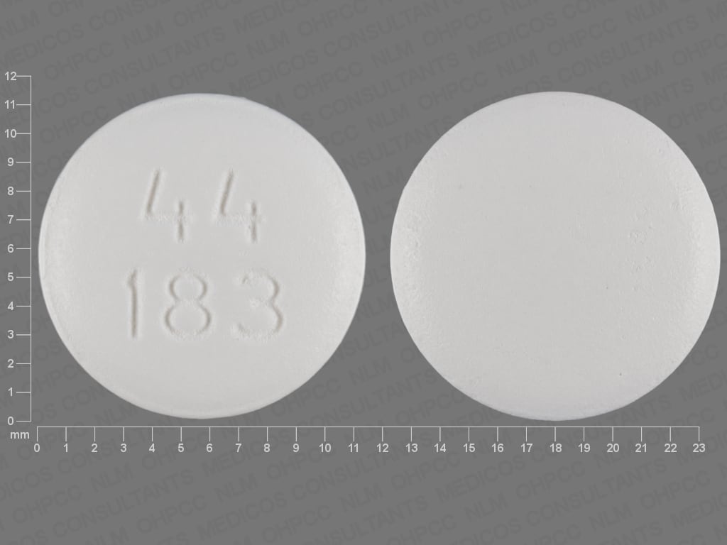 Image 1 - Imprint 44 183 - Tri-Buffered Aspirin 325 mg