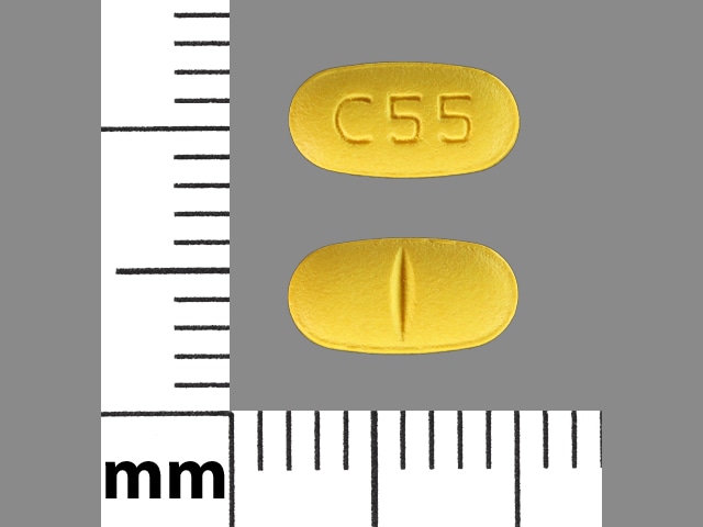 Image 1 - Imprint C55 - paroxetine 10 mg