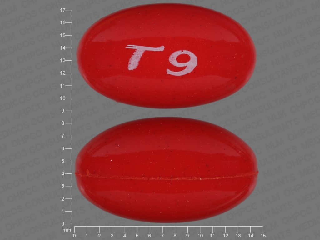 Image 1 - Imprint T9 - Triphrocaps Vitamin B Complex with C and Folic Acid