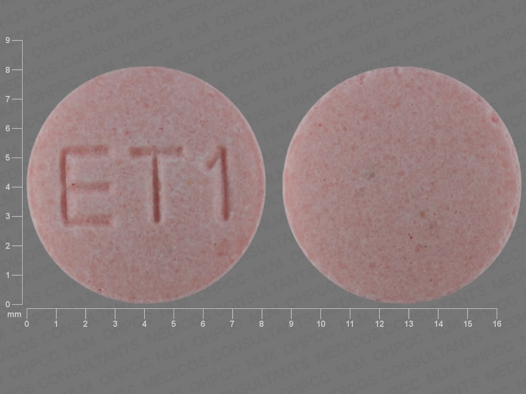 ET1 - Meclizine Hydrochloride (Chewable)