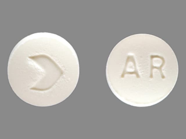 Image 1 - Imprint > AR - acarbose 25 mg