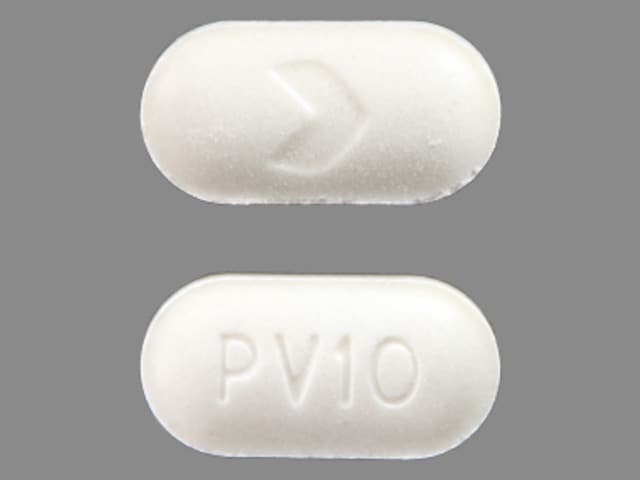 Image 1 - Imprint PV 10 > - pravastatin 10 mg