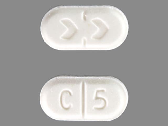 Image 1 - Imprint > > C 5 - cabergoline 0.5 mg