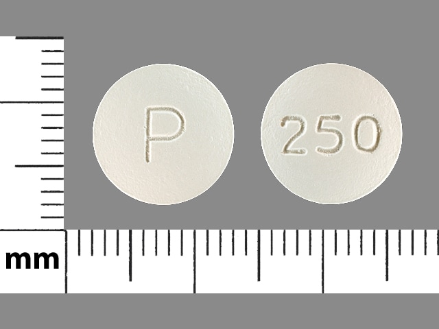 Image 1 - Imprint P 250 - ciprofloxacin 250 mg