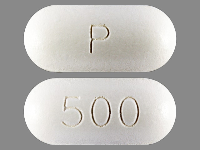 Image 1 - Imprint P 500 - ciprofloxacin 500 mg